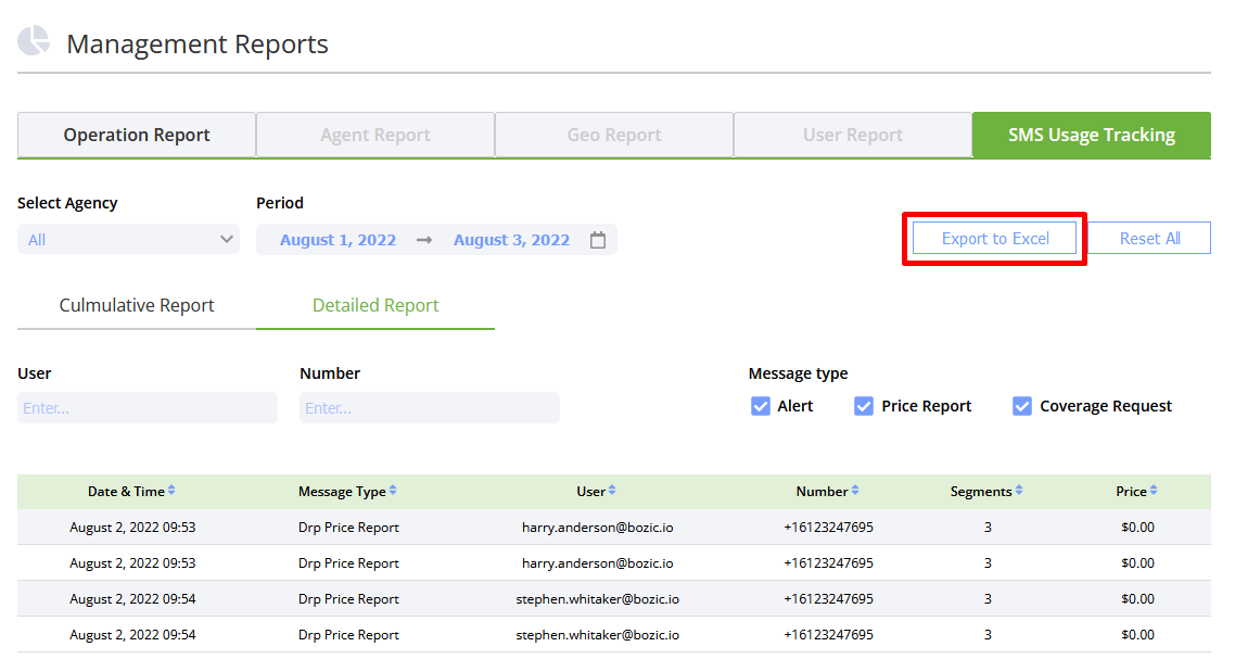 Excel import