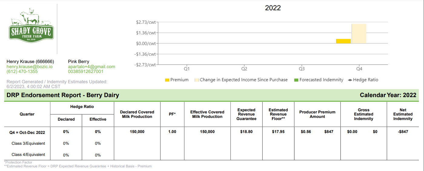 Summary PDF Report